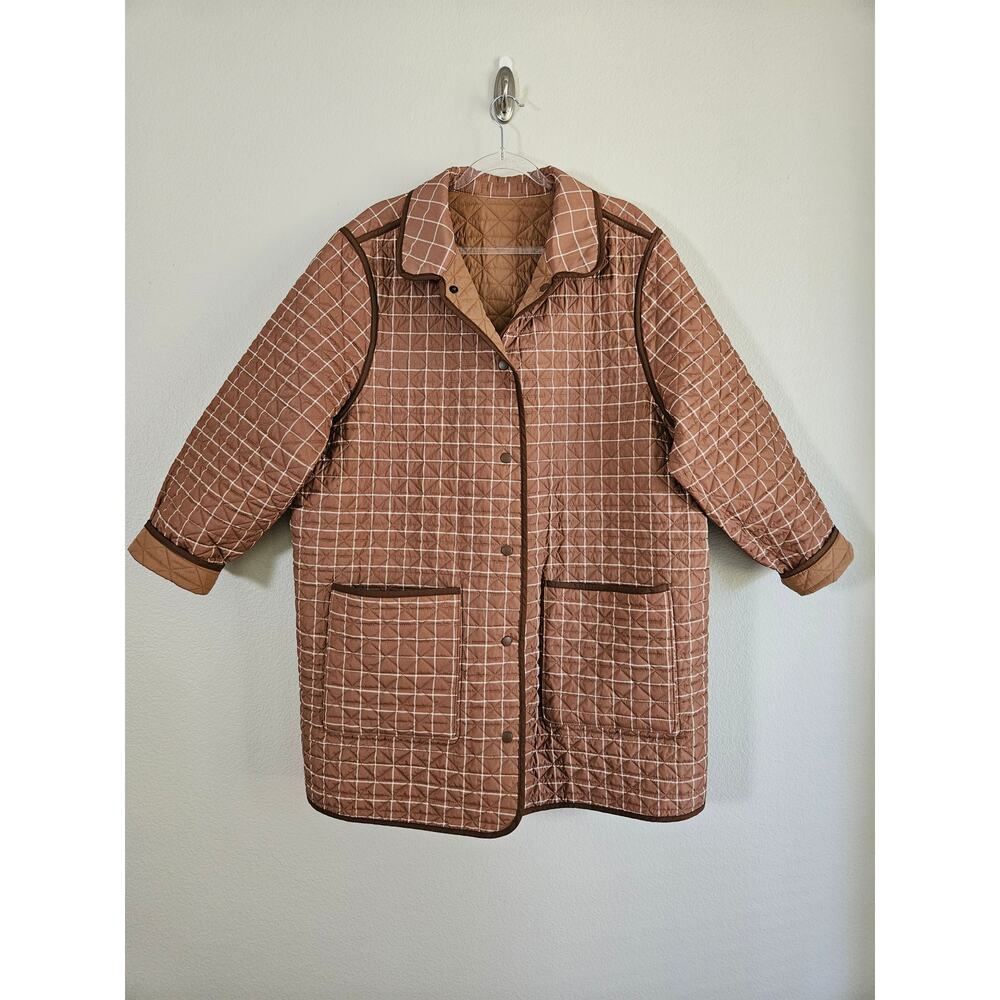 Lands End Insulated Reversible Barn Coat, Size 2X
